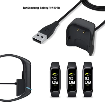 кабель зарядного устройства длиной 1 м для Samsung Galaxy Fit 2 SM-R220, сменный USB-кабель для зарядки, зажим для шнура, Аксессуары для док-станции