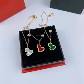 Ожерелье для женщин, бесплатная доставка, ожерелья-тыквы из стерлингового серебра 925 пробы, высококачественные роскошные ювелирные изделия, свадебный подарок для любви.