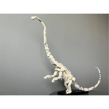 MOC 1:22 Динозавр Зауропод Барозавр Скелет Собранные Строительные Блоки Игрушка Кирпич Детские Развивающие Праздничные Подарки 21320