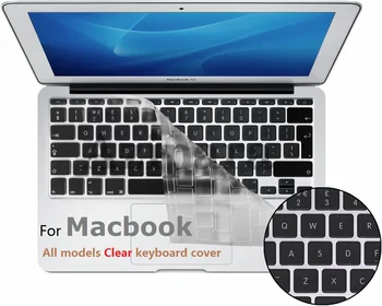 Тонкий Прозрачный Чехол для клавиатуры Macbook Air 2022 M2 Pro 14 16 M2 M1 Air 13 Pro 13 Retina 11 12 15 EU US из Прозрачной Мягкой кожи TPU