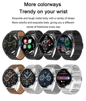 ЭКГ + PPG Мужские деловые часы, спортивный фитнес-трекер, водонепроницаемые умные часы IP68, мужские Bluetooth-звонки для Samsung Galaxy S21 Ultra S20