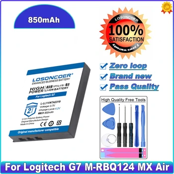 LOSONCOER 850 мАч L-LL11, NTA2319 Высокой емкости для лазерной беспроводной мыши Logitech G7, M-RBQ124, MX Air 190310-2000 F12440020