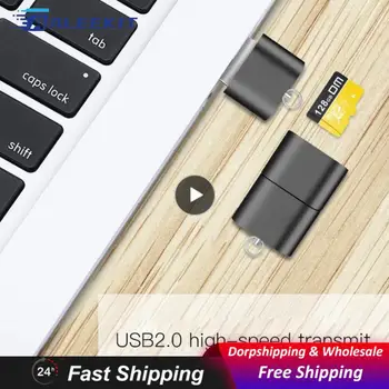 Со слотом для карт памяти USB флэш-накопитель Usb адаптер для карт памяти Мини высокоскоростной портативный USB-адаптер компьютерные аксессуары алюминий