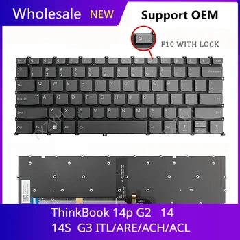 Для ThinkBook 14p G2 14 14S G3 ITL/ARE/ACH/ACL C Корпус Клавиатуры Верхняя крышка Подставки для рук Рамка для подставки для рук Чехол
