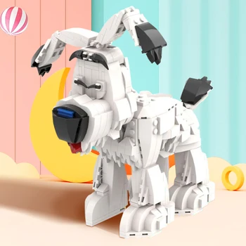 Gobricks MOC Анимационные Приключения DOGMATIX Brickheadzs Набор Строительных Блоков Action Character Pet Собака Развивающие Кирпичные Игрушки для Детей