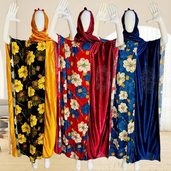 2023 Новое Африканское Женское Летнее Платье Дашики с Коротким рукавом и Цветочным Принтом в стиле Пэчворк, Свободное Платье-кафтан со Шрамом, Повседневные Платья