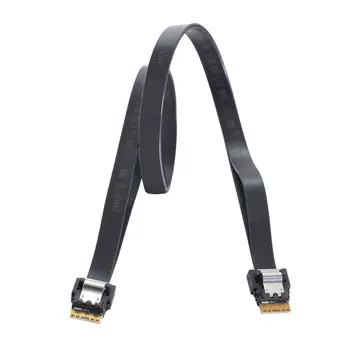 CYSM Xiwai 40 см SFF-8654 4i 38Pin Хост-штекер для SFF-8654 38Pin штекер PCI-E Slimline SAS Целевой кабель