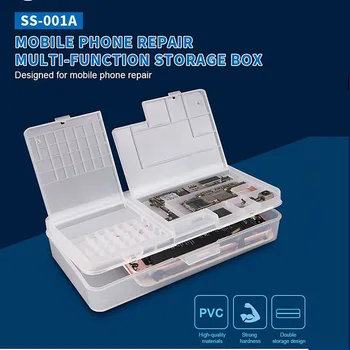 SS-001A Многофункциональная волшебная коробка для мобильного телефона с ЖК-экраном, материнская плата, запчасти для ремонта микросхем, пластиковая коробка для хранения