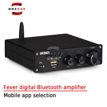 BREEZE HIFI Fever Цифровой усилитель мощности Bluetooth USB Флэш-накопитель Воспроизведение музыки Аудио Регулировка высоких басов Мобильное приложение