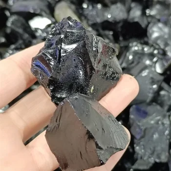 30-50 Мм, 1 шт., натуральный необработанный черный обсидиан, кварцевые камни, необработанные горные кристаллы, метафизическое рейки, сделай сам