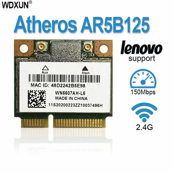Беспроводная карта Atheros AR5B125 AR9485 Half Mini PCI-E для Lenovo G400 G500 G505 G410 G510 G510 Y410P