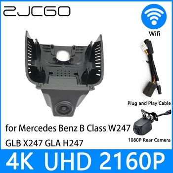 ZJCGO Dash Cam 4K UHD 2160P Автомобильный Видеорегистратор DVR Ночного Видения для Mercedes Benz B Class W247 GLB X247 GLA H247