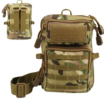 Тактическая поясная сумка Molle EDC, военный чехол-держатель для мобильного телефона, Походный рюкзак для Кемпинга, подсумки, спортивные сумки на открытом воздухе