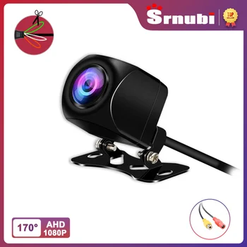 Srnubi AHD 1080P Камера заднего вида автомобиля с углом обзора 175 °, черный объектив 