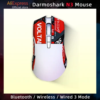 Motospeed Darmoshark N3 Беспроводная Bluetooth Игровая Киберспортивная Мышь 26000 точек на дюйм 7 Кнопок Проводная Оптическая PAM3395 Компьютер Для Портативных ПК