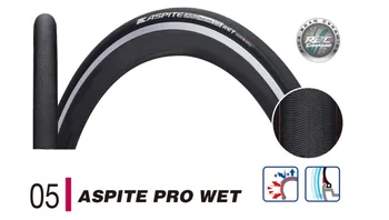 IRC Aspite Pro для езды по мокрой дороге, велосипед, Складная шина, решающая шина 700cx24c, черный