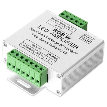 Контроллер усилителя светодиодной ленты RGB/RGBW 5050 Работает С 4Pin/5Pin DC12V/DC24V 5050SMD светодиодной лентой