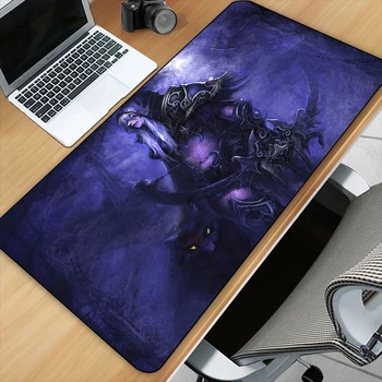 Самый продаваемый коврик для мыши World of Warcraft с аниме HD печатью, Компьютерный замок, коврик для клавиатуры, Подарочный коврик для ПК, Большой коврик для мыши