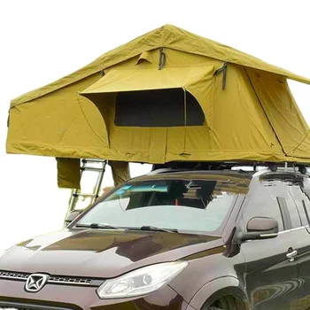 2023 Новый Высококачественный Сухопутный внедорожник 4WD для кемпинга, брезентовая Складная палатка на крыше для продажи