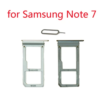 Держатель Лотка для SIM-карт Samsung Note 7 Galaxy N970 N970F N970FD Оригинальный Корпус телефона Новый Слот Для Адаптера Micro SD SIM-карты
