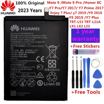 Оригинальный HB406689ECW 4000 мАч литий-ионный аккумулятор для телефона Huawei Mate 9 Enjoy 7 Enjoy 7plus Y7 Prime Smart Mobile Phone