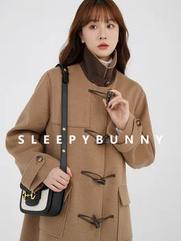 Корейская мода, винтажные зимние пальто для пригородных вечеринок Для женщин, Шикарное женское пальто Y2K, уличное зимнее эстетичное Женское холодное пальто