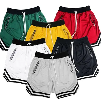 Новые спортивные шорты Мужские Сетчатые Шорты для бега Мужские быстросохнущие Свободные Спортивные Баскетбольные тренировочные Шорты Мужская спортивная одежда Летние шорты P1