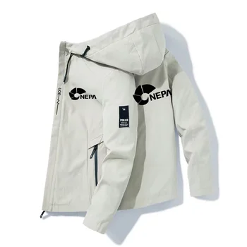 NEPA-Новая куртка для кемпинга в дикой природе, для горных приключений, мужское легкое пальто для отдыха и путешествий, весенне-осенняя ветровка с капюшоном для пеших прогулок