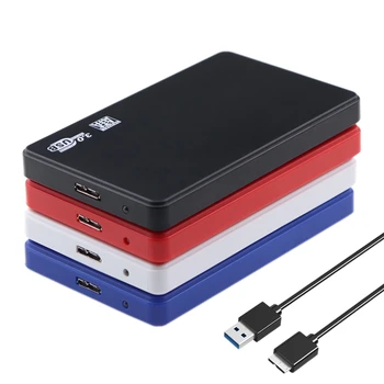 Портативный Безинструментальный 2,5-дюймовый корпус для внешнего жесткого диска от USB 3,0 до SATA III 6 Гбит/с 2,5 