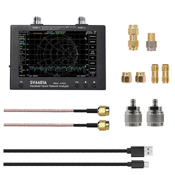 SV4401A Векторный сетевой анализатор 50 кГц-4,4 ГГц ВЧ-УКВ-анализатор антенны UHF Обновление от Nanovna Vna