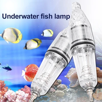 Подводная светодиодная приманка Глубиной 12 см 0-300 м, лампа-вспышка для ловли кальмаров, Окуневая Ложка, Красный, Зеленый, Синий, Белый, Многоцветный