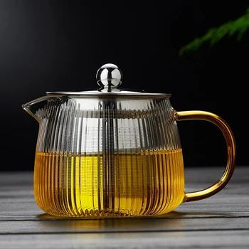Стеклянный чайник для чайной церемонии Кунг-фу с горячей водой Chineselixury Camping Juego De Teiere Кухонные Принадлежности