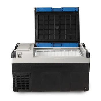 Alpicool E75 12v солнечный портативный автомобильный холодильник 75L двухзонный с двумя крышками аккумуляторный холодильник с морозильной камерой холодильник для кемпинга и рыбалки