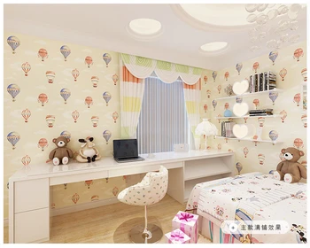 beibehang Дети мальчики и девочки теплая спальня кабинет нетканый материал papel de parede 3d обои abc match обои с воздушным шаром