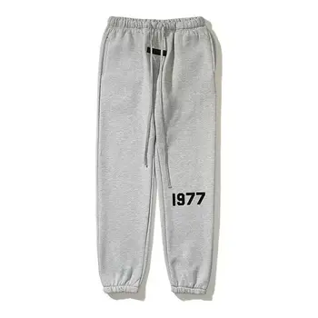 1977 Брендовые брюки оверсайз, предметы первой необходимости, Женские брюки для мужчин, спортивные брюки, мужские уличные Свободные повседневные брюки, штаны для бега, Горячие