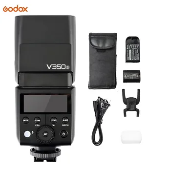 Godox V350S мини Компактный Размер 2,4 G Беспроводная Вспышка для камеры TTL HSS Литий-ионный Аккумулятор для Зеркальной камеры Sony A77II A7RII A7R A58 A99