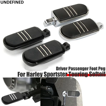 Подножки Для Мотоцикла Harley Sportster Touring Softail Breakout FXS V-Rod Dyna Мужское Крепление Подставка Для Ног Педаль Передняя Задняя Подножка