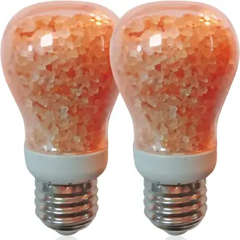 Умная светодиодная лампа E26 с регулируемой яркостью Светодиодная соляная лампа мощностью 7 Вт для помещений с гималайской розовой соляной лампой