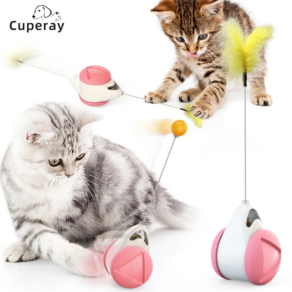 Игрушки для кошек Тренировочные игрушки на колесах для кошек, Неваляшка, Игрушка для домашних животных, Интерактивные игрушки для качания котенка, Спортивная развивающая игрушка для котенка в помещении и на открытом воздухе